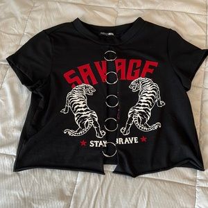 Savage crop top